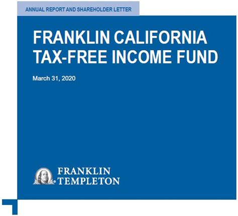 franklin ca tax free income.